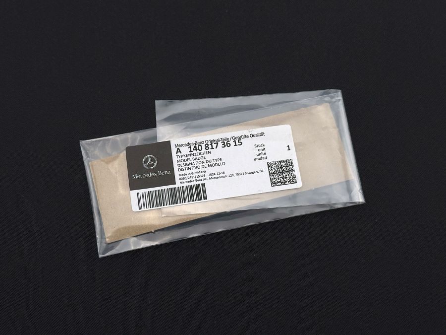 1408173615 | Mercedes SL-Class | R129 V12 chrome badge