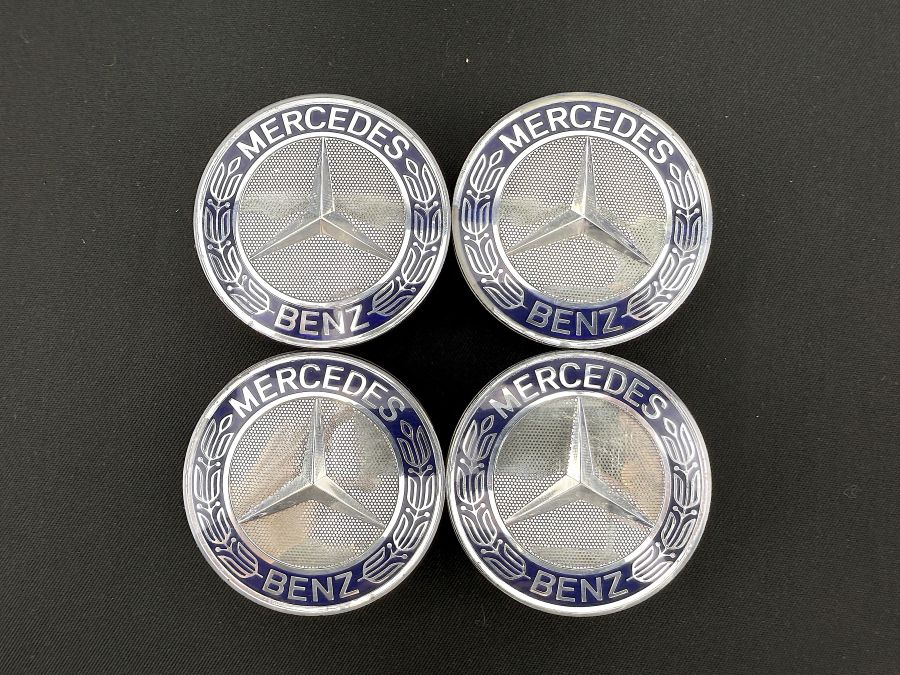 1704000025 | Mercedes SL55 | R230 Wheel center hub cap set of 4 pieces