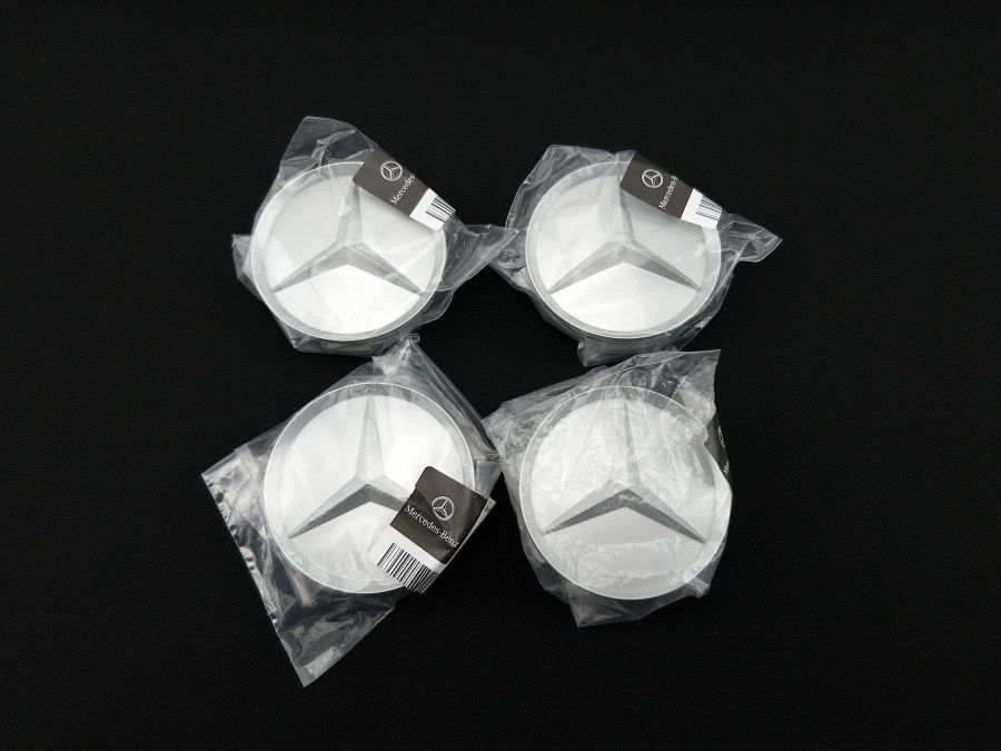 2014000425 B66470203 2014010225 | Mercedes SL-Class | R129 Wheel center hub cap set of 4 pieces