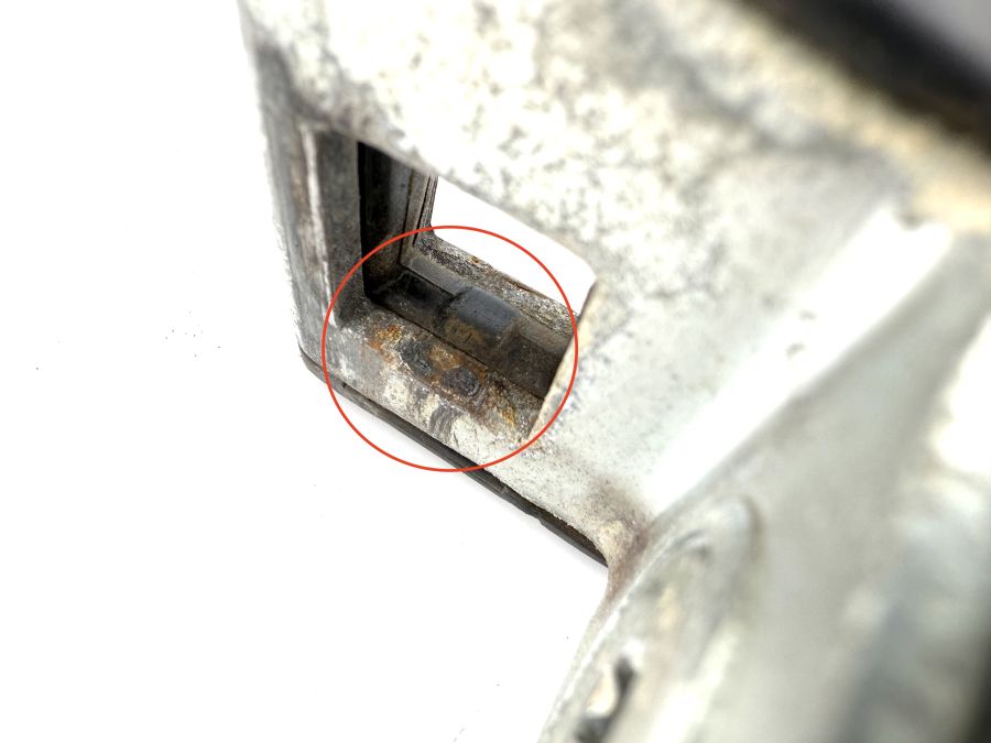 2017200004 2087200104 | Mercedes SL500 | R129 Door lock striker eyelet pair 2017200004 2087200104 | Mercedes SL500 | R129 Door lock striker eyelet pair
