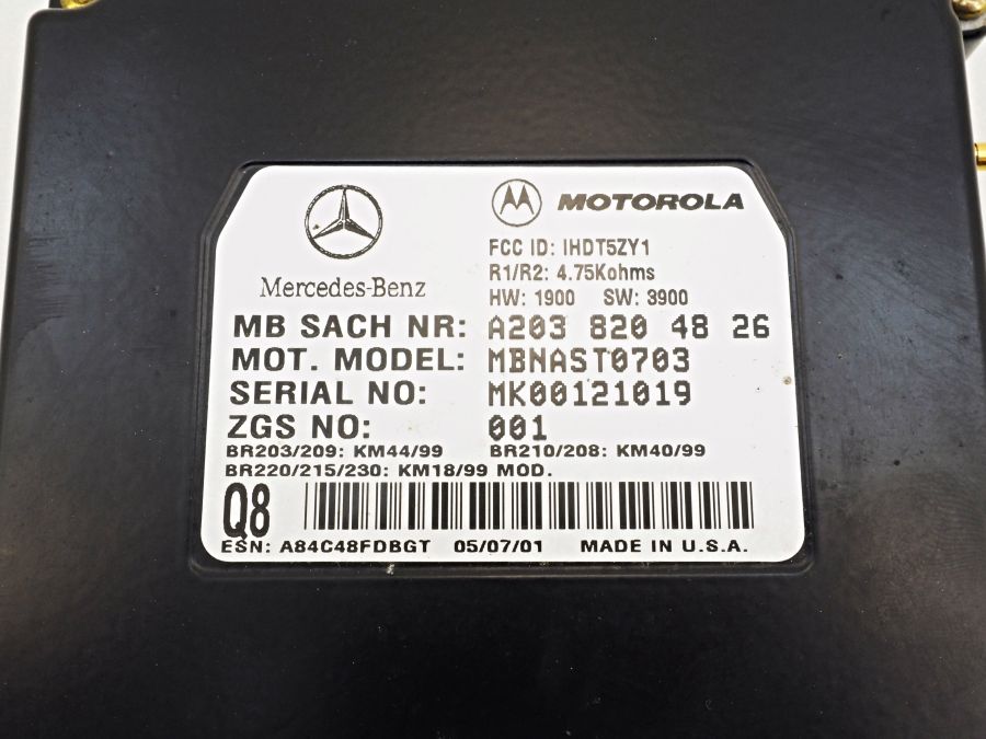 2038204826 | Mercedes SL500 | R129 Telephone control module