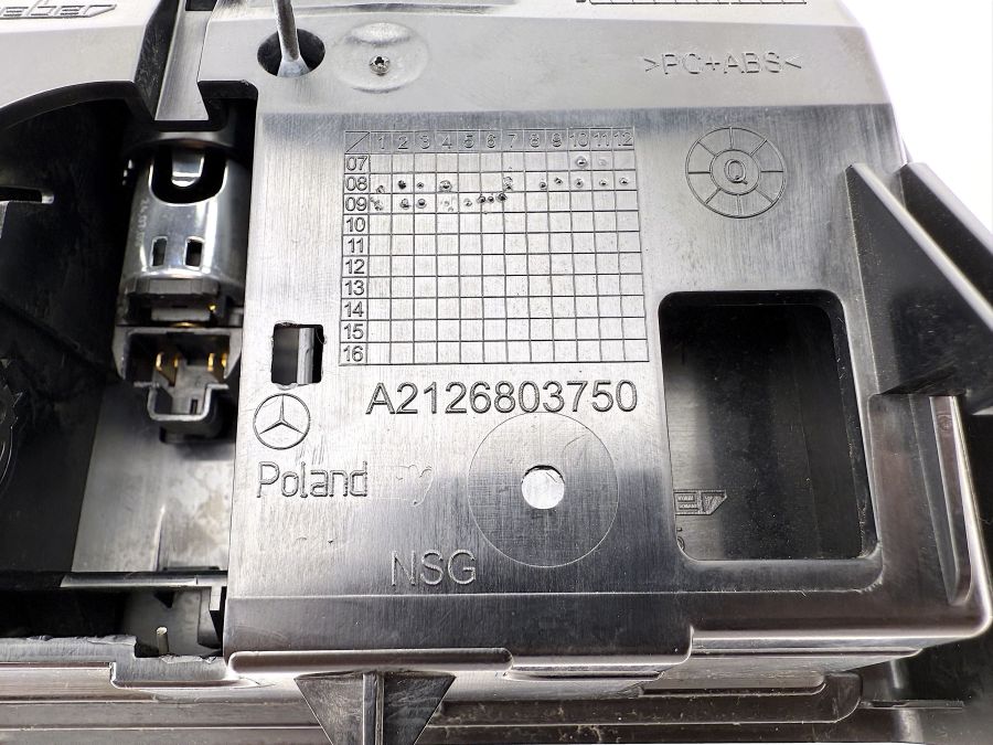 2126803750 2128100130 | Mercedes E250 | W212 Rear ashtray storage panel