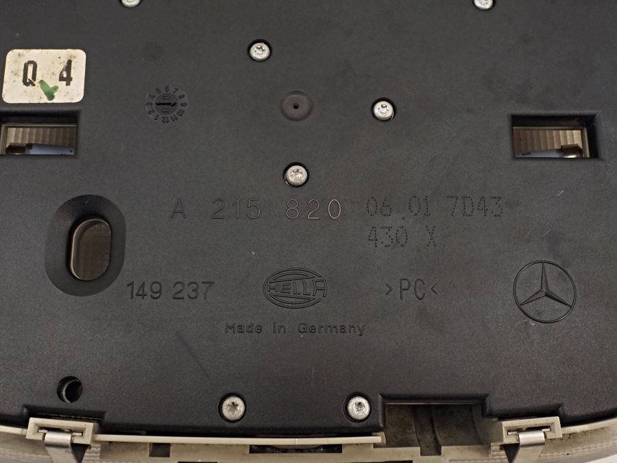 2158200601 | Mercedes S500 | W220 Overhead dome light lamp