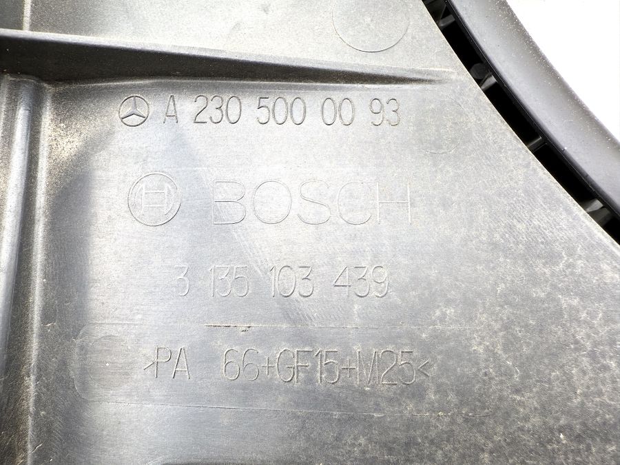 2305000093 2305000593 | Mercedes SL500 | R230 Engine radiator cooling fan module