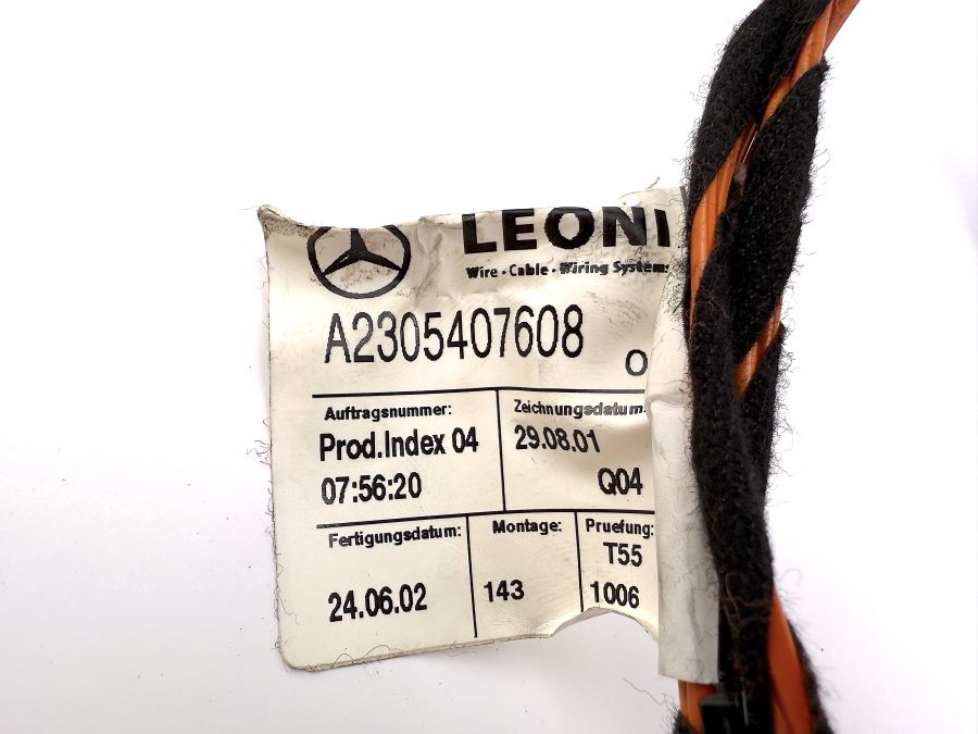 2305407608 | Mercedes SL500 | R230 Radio optical cable