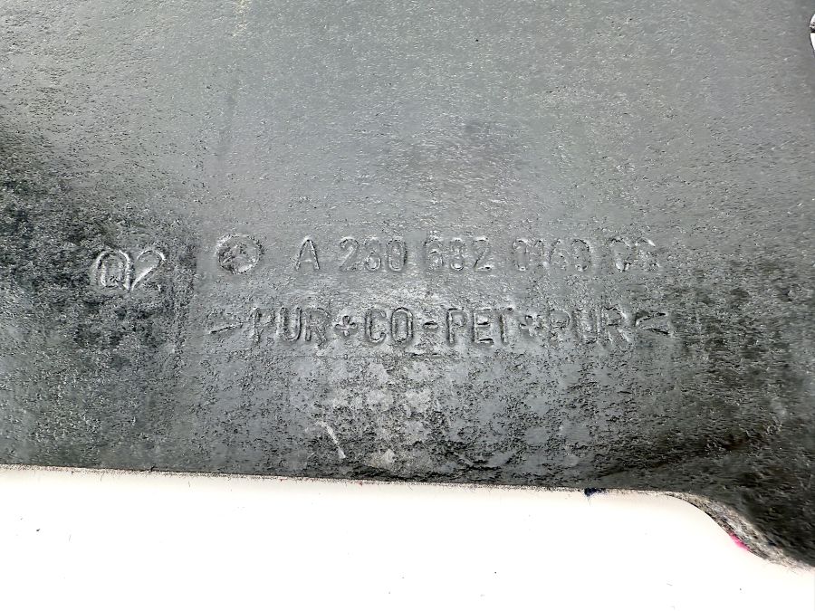 2306820140 | Mercedes SL55 | R230 Sound insulation for rear center panel