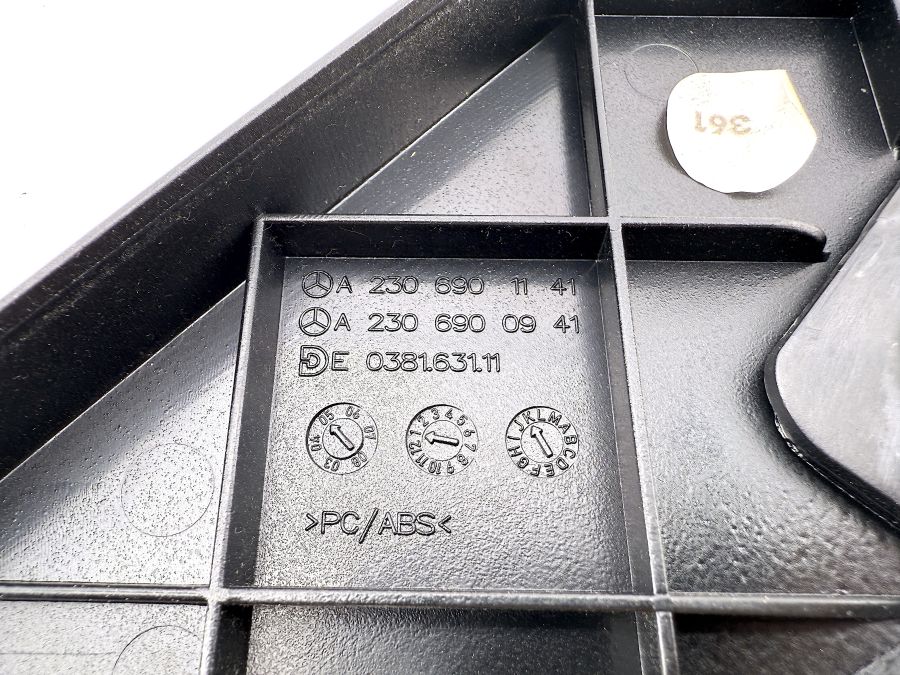 2306900941 23069009419C83 2306901141 | Mercedes SL55 | R230 Left side edge cover trim flap panel