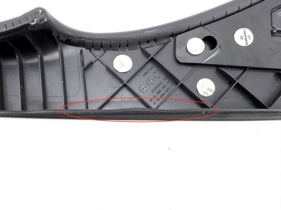2306901041 23069010419C83 2306901241 | Mercedes SL55 | R230 Right side edge cover trim flap panel 2306901041 23069010419C83 2306901241 | Mercedes SL55 | R230 Right side edge cover trim flap panel