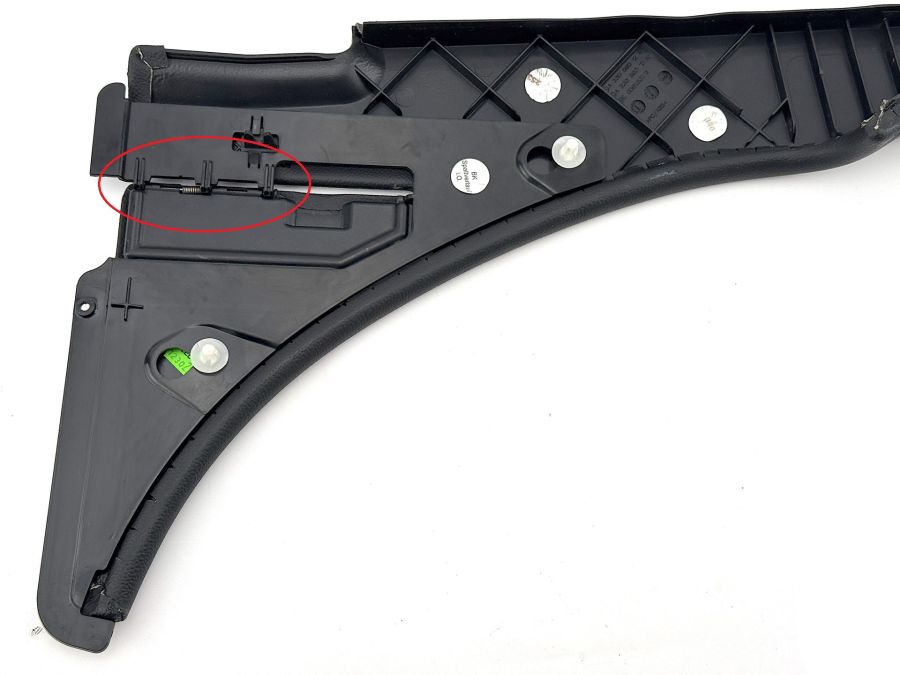 2306901041 23069010419C83 2306901241 | Mercedes SL55 | R230 Right side edge cover trim flap panel 2306901041 23069010419C83 2306901241 | Mercedes SL55 | R230 Right side edge cover trim flap panel