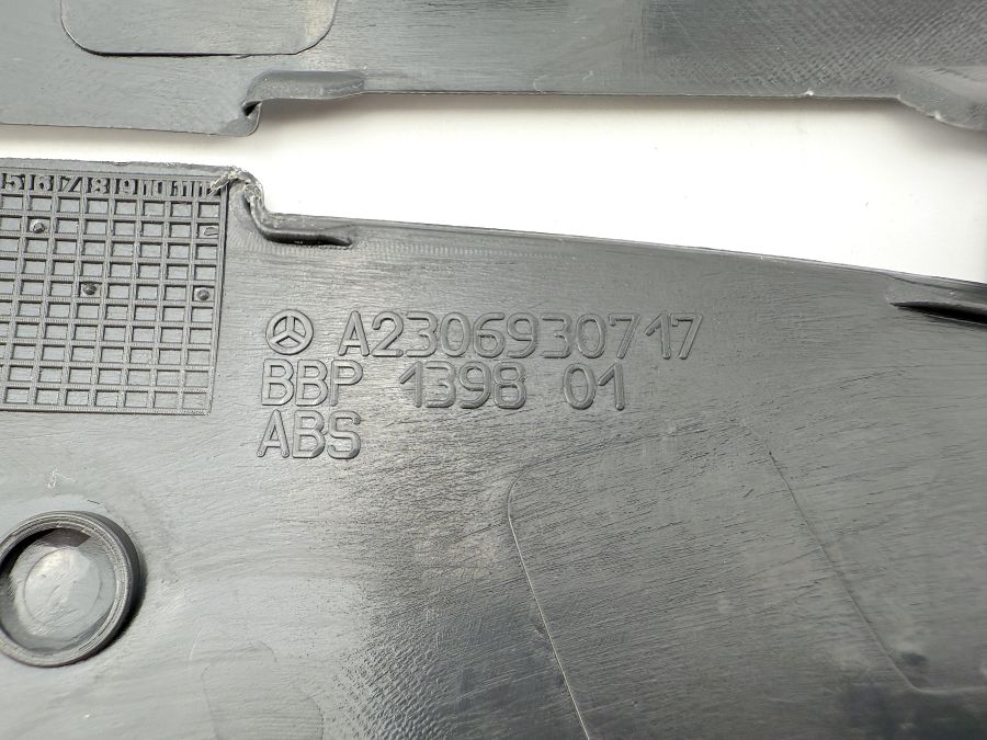 2306930717 2306930817 | Mercedes SL55 | R230 Luggage compartment panel cover