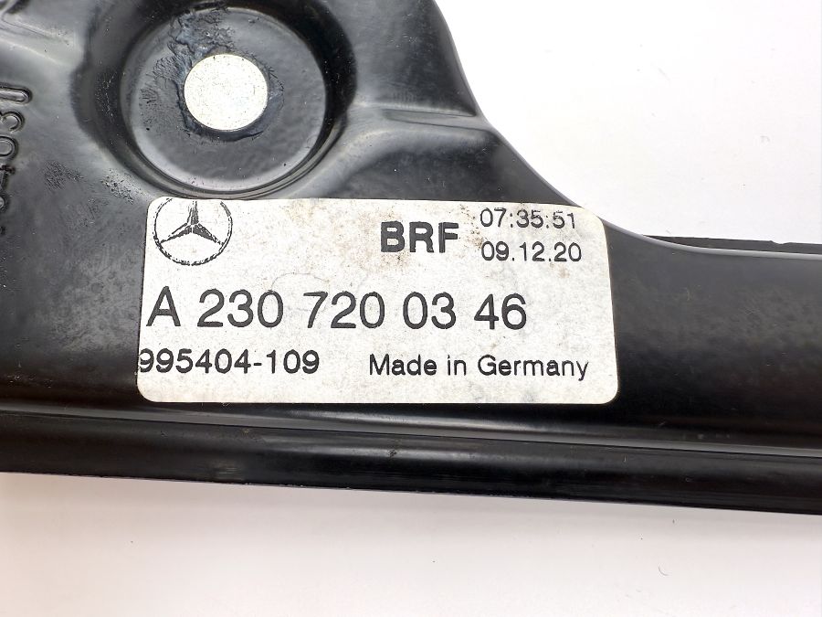 2307200346 | Mercedes SL500 | R230 Front left door window regulator