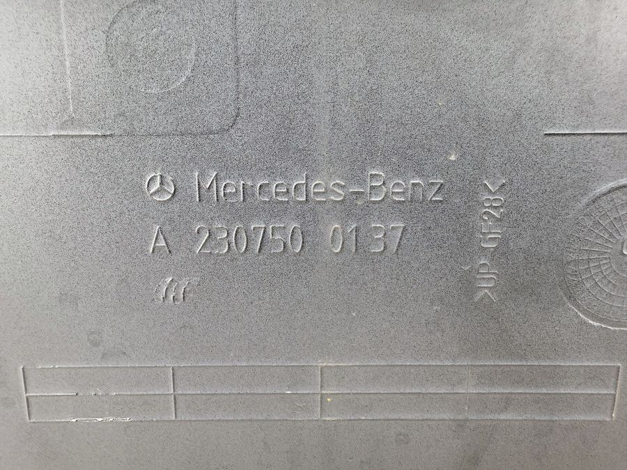 2307500137 | Mercedes SL500 | R230 Rear trunk license plate trim