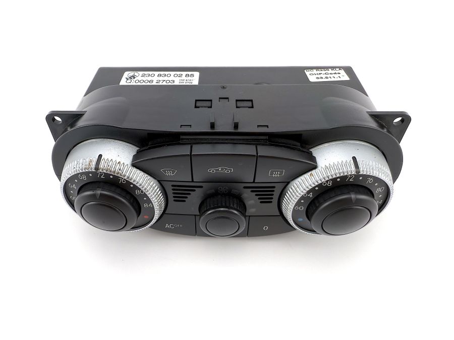 2308300285 | Mercedes SL500 | R230 AC heater climate control unit 2308300285 | Mercedes SL500 | R230 AC heater climate control unit
