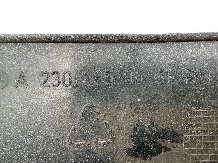 2308850081 | Mercedes SL500 | R230 Front bumper license plate holder