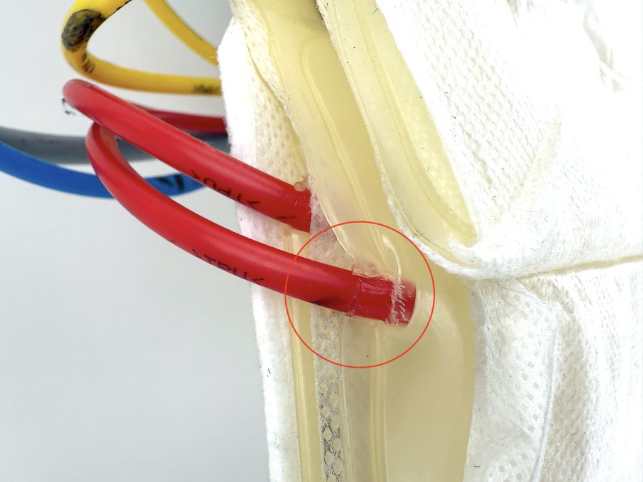 2309100075 | Mercedes SL55 | R230 Backrest cushion lumbar and back vacuum bag