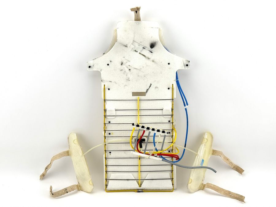 2309100075 | Mercedes SL55 | R230 Backrest cushion lumbar and back vacuum bag